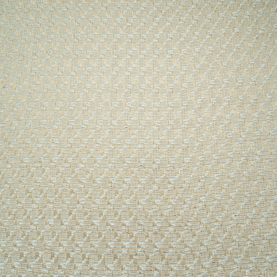 Sky Blue &  Beige Mixed Fibre Bouclé