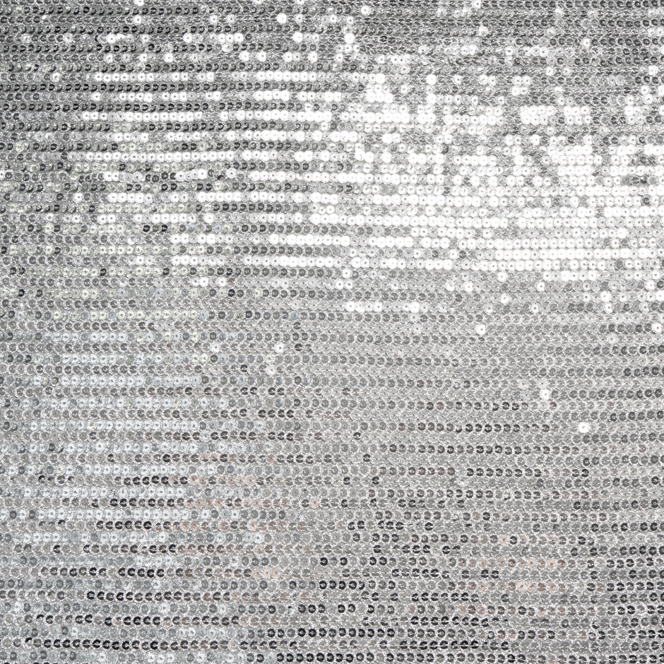 Silver Sequinned Tulle