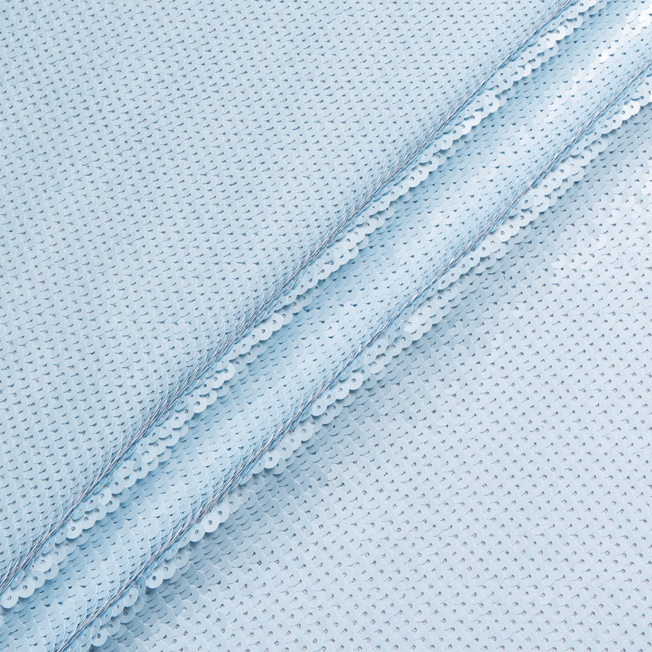 Baby Blue All-Over Stretch Sequin