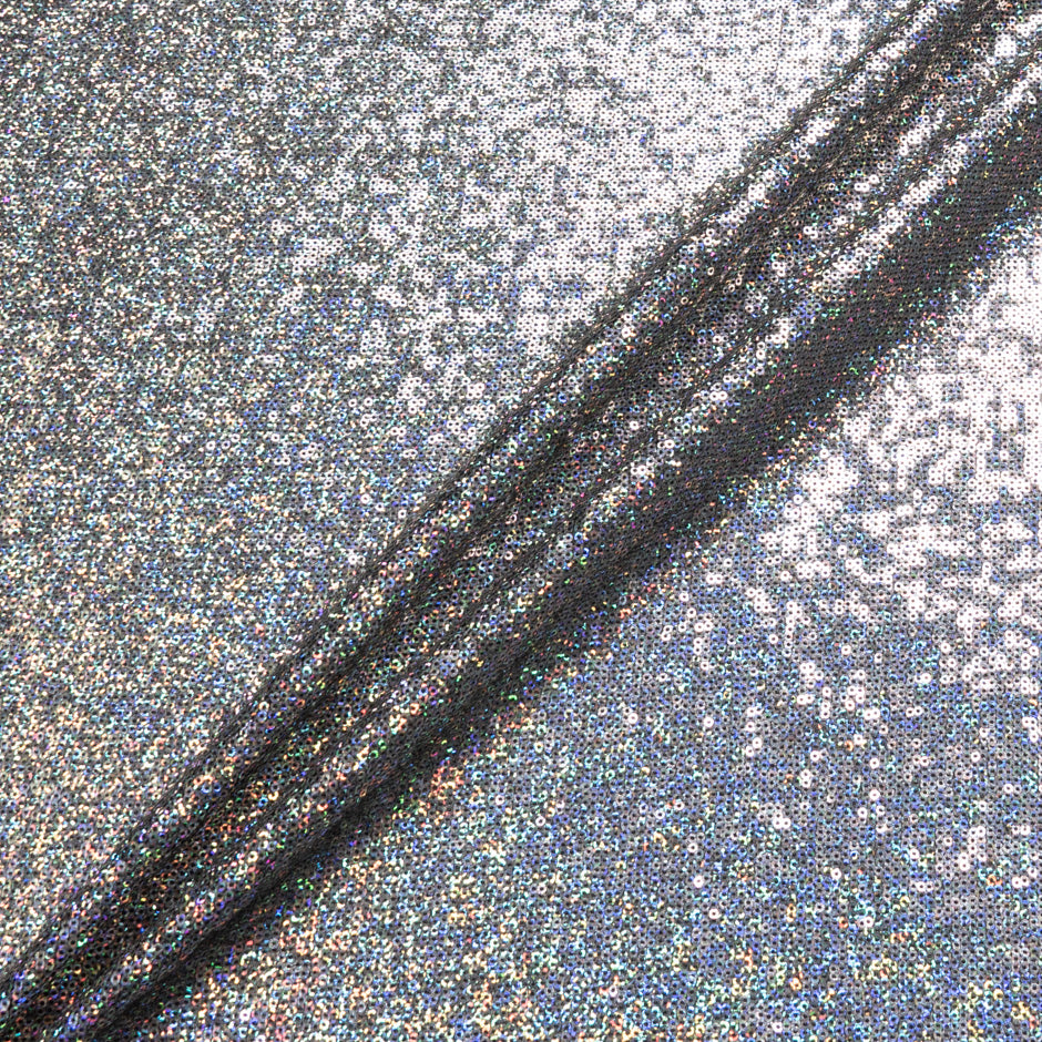 Iridescent Micro Sequinned Tulle