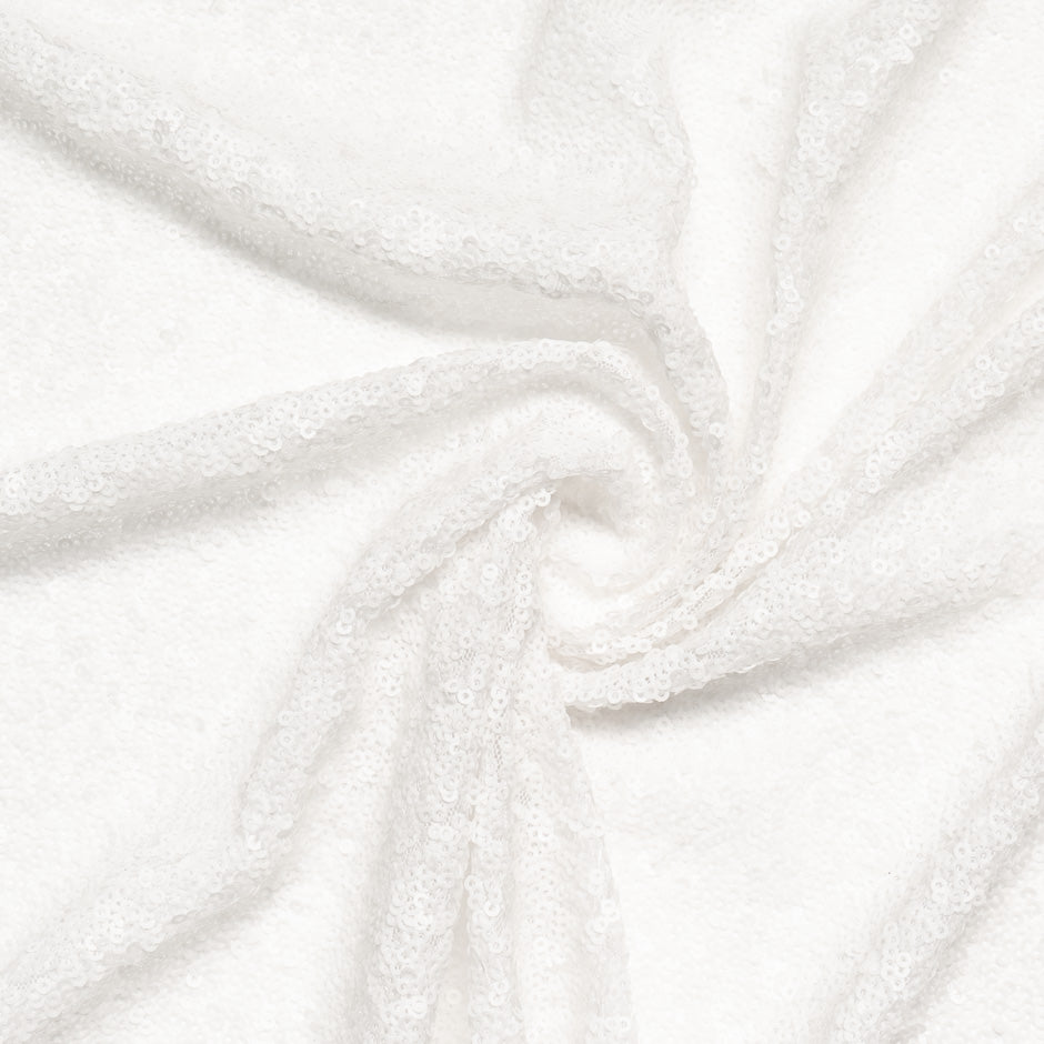 Snow White Mini Sequinned Tulle