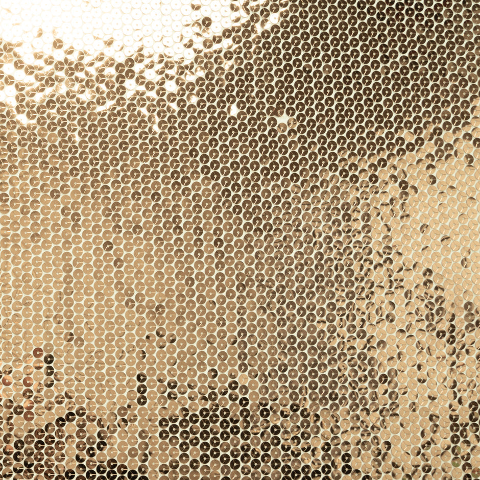 Rose Gold Sequinned Organza