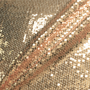 Rose Gold Sequinned Organza