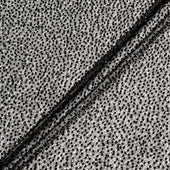 Black Hand Beaded Mesh Tulle