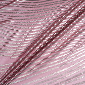 Muted Gold Metallic Burgundy Silk Chiffon