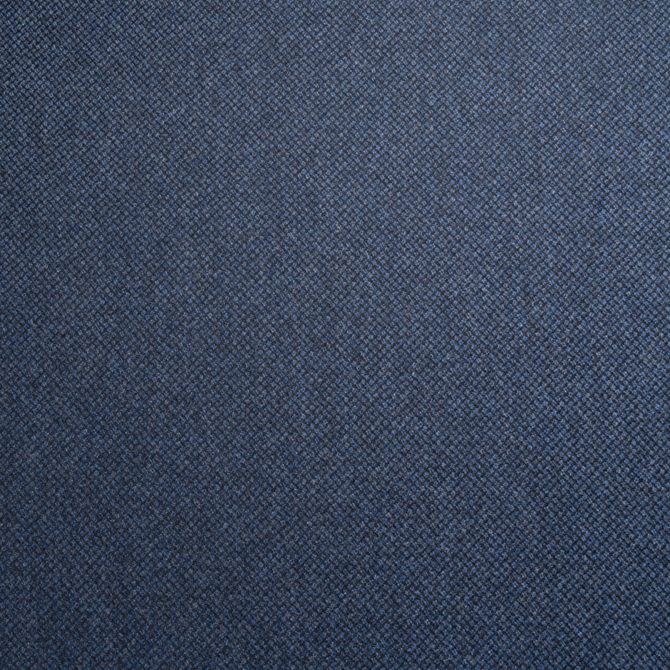 Blue Woven Wool & Cashmere Blend