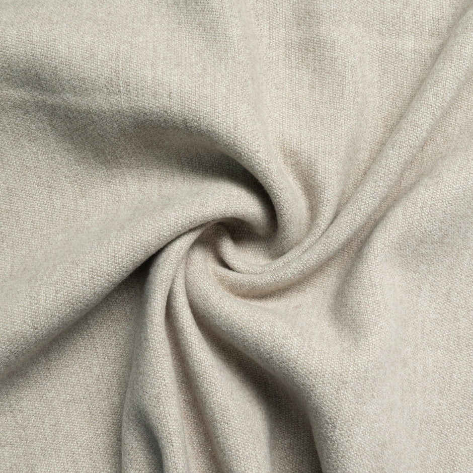 Stone Beige Cashmere & Cotton Blend