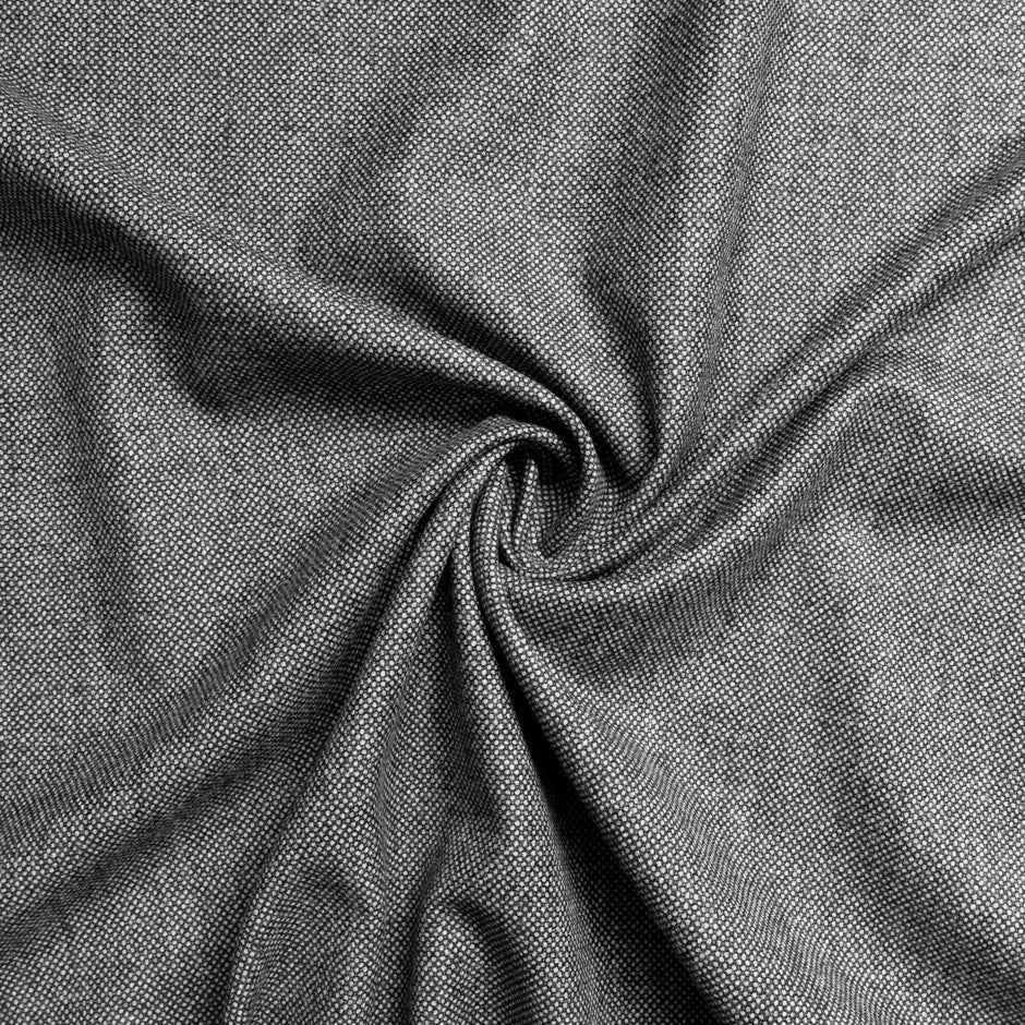 Grey Pure Wool Tweed