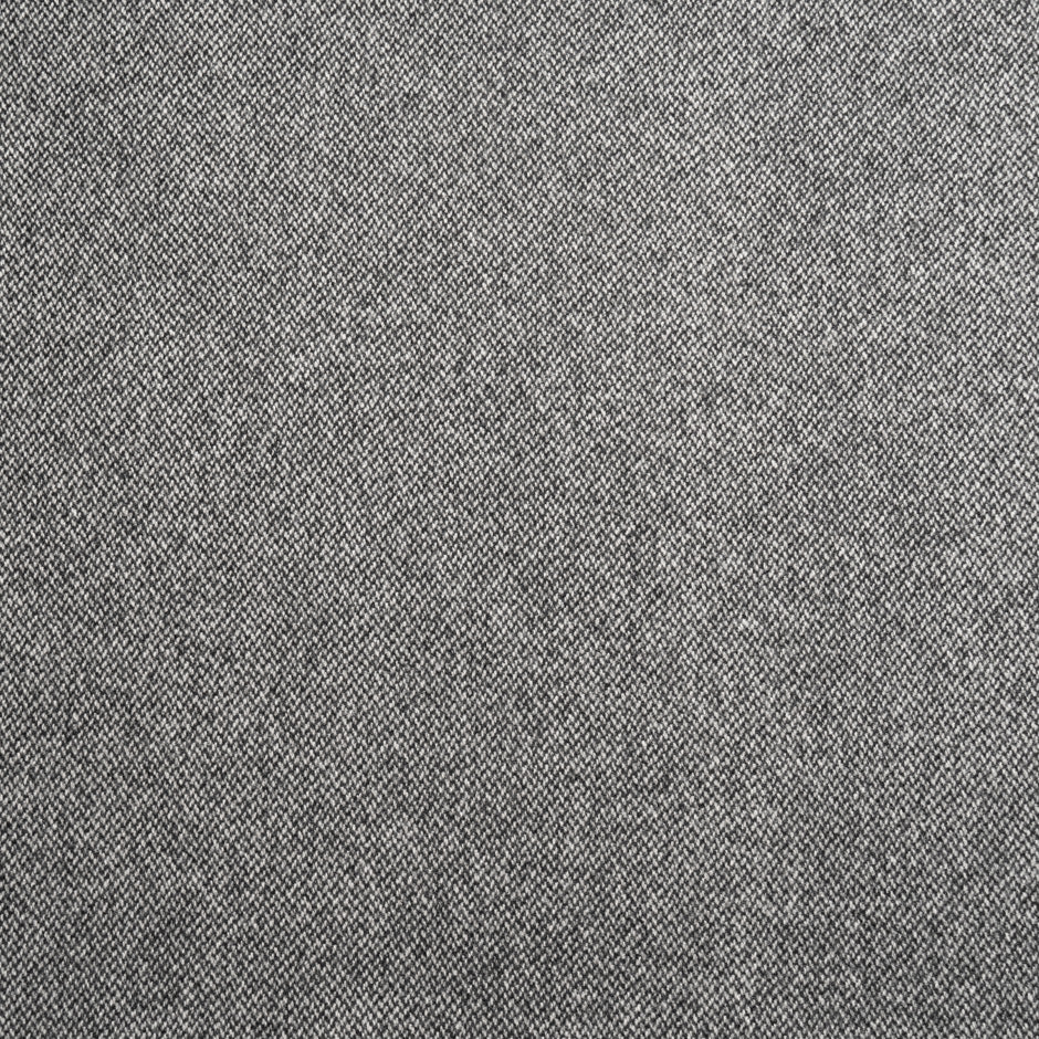 Dark Grey Pure Wool Tweed