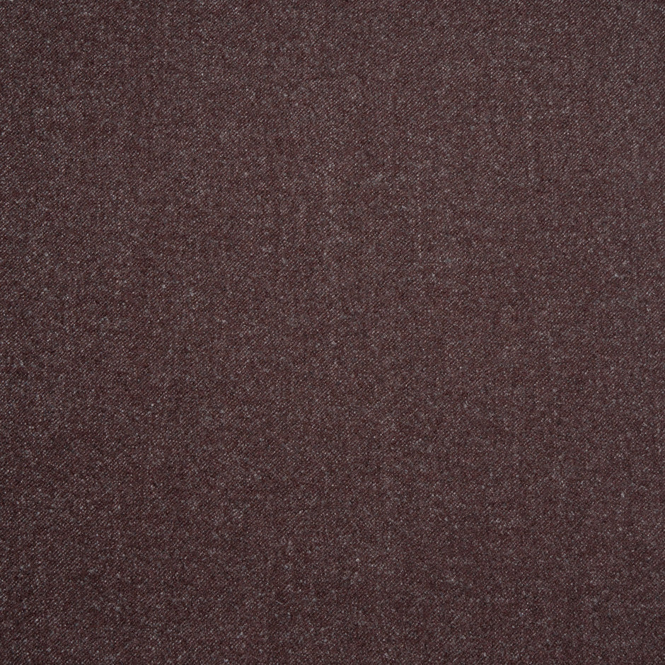 Mottled Plum Worsted Wool