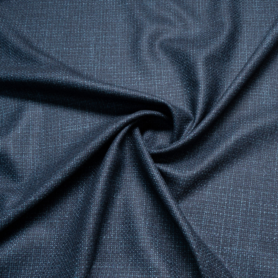 Blue Wool, Silk & Cashmere Blend