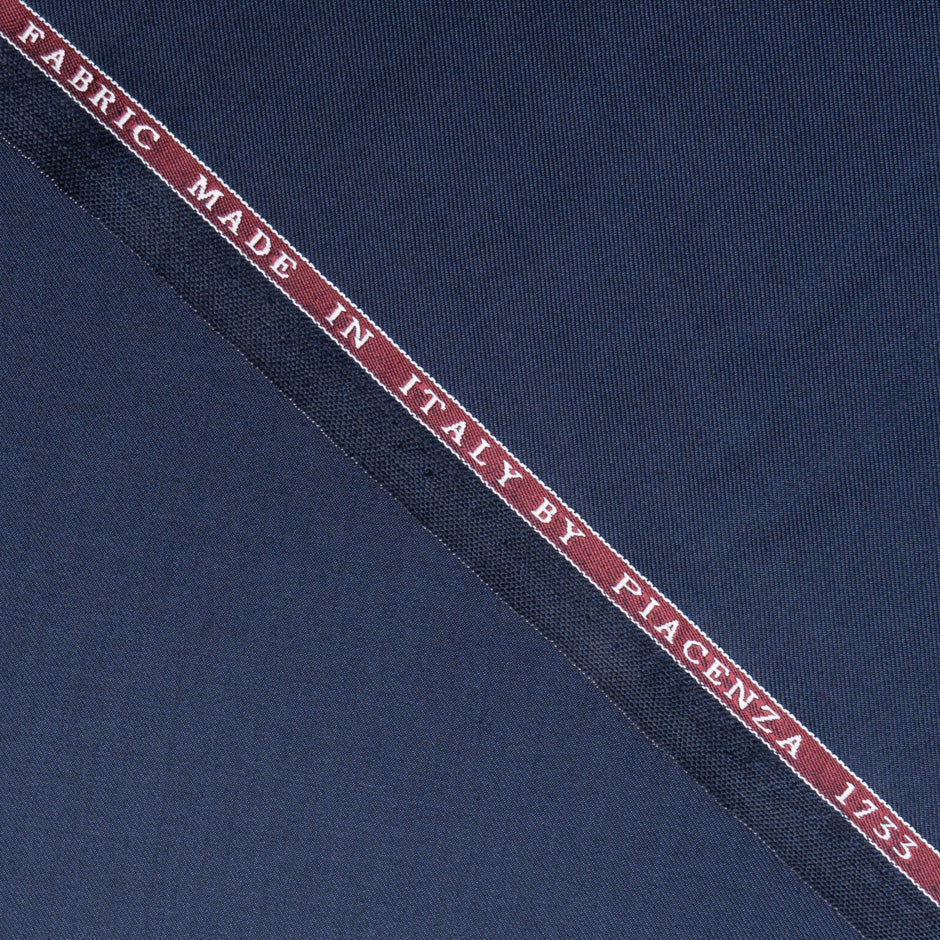Navy Blue Superfine Pure Cashmere Suiting