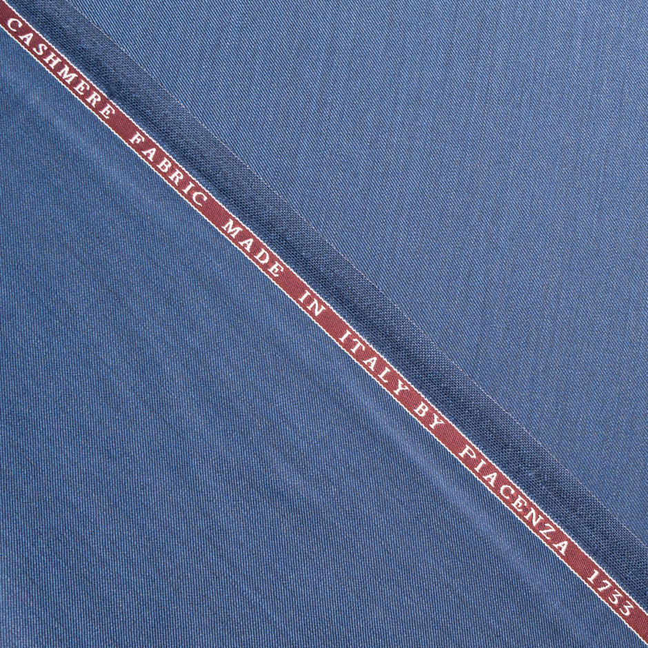 Blue Superfine Pure Cashmere Suiting