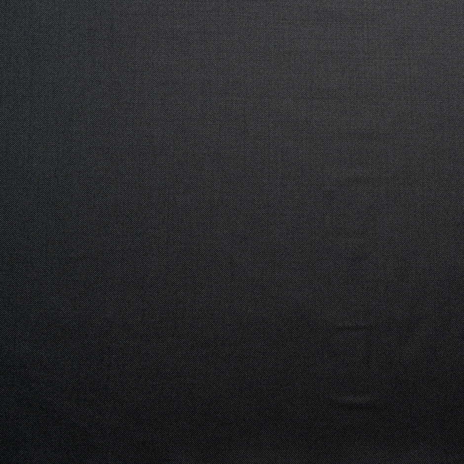 Black Superfine Pure Cashmere Suiting