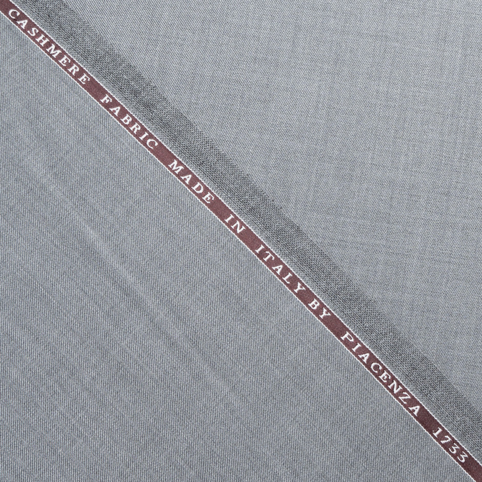 Soft Grey Superfine Pure Cashmere Suiting