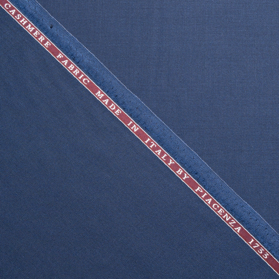 Deep Blue Superfine Pure Cashmere Suiting