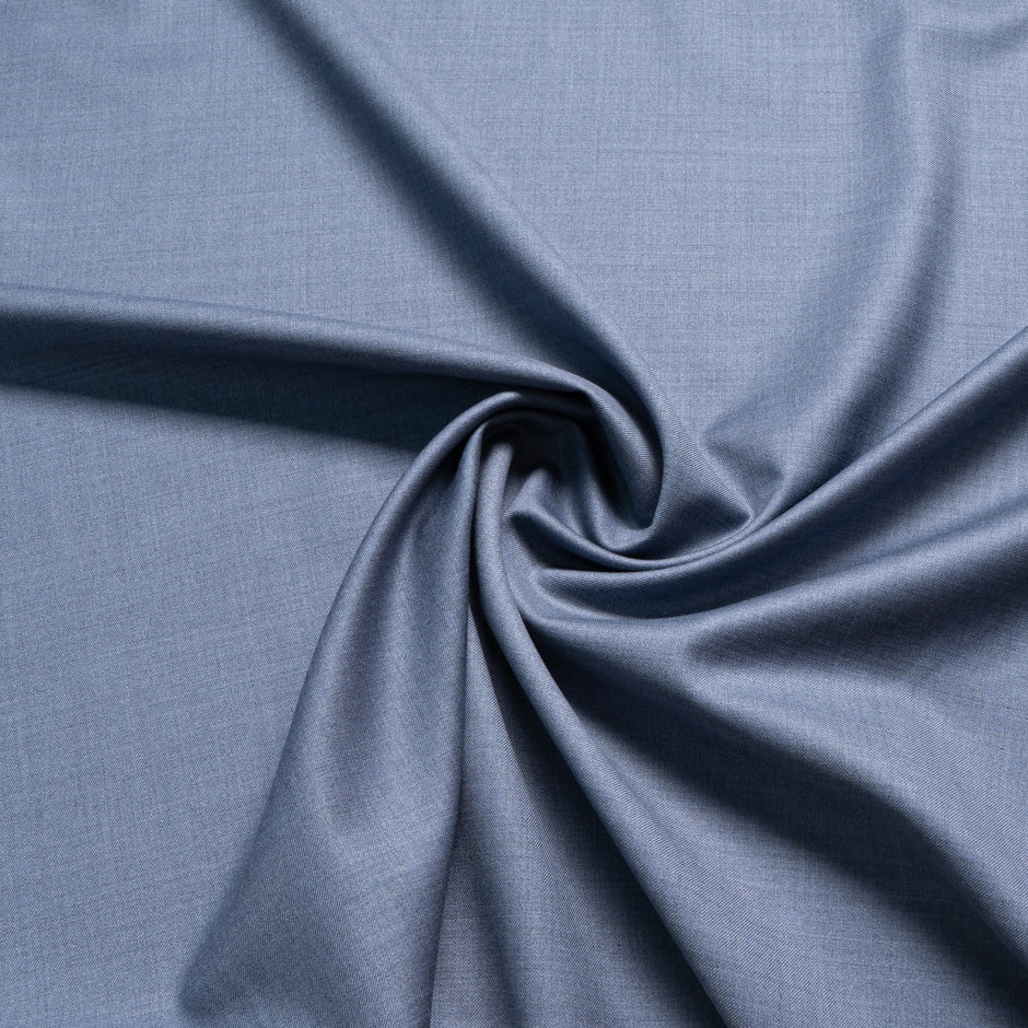 Dusty Blue Super 180s Pure Wool