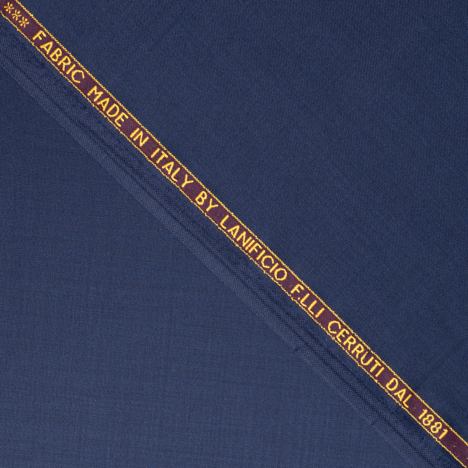 Navy Blue Super 180s Pure Wool