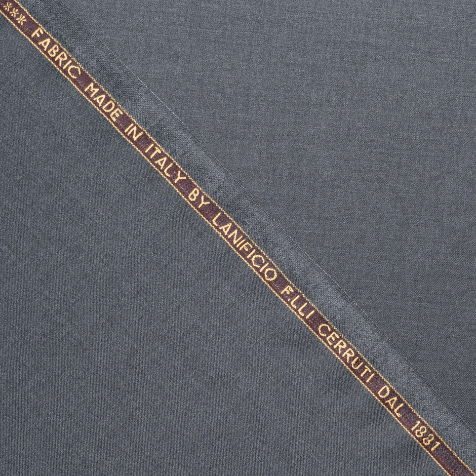 Grey Super 180s Pure Wool