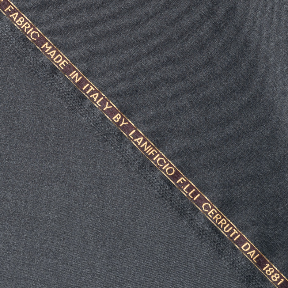 Slate Grey Super 180s Pure Wool
