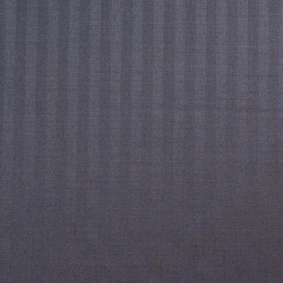 Blue Herringbone Super 180s Wool & Cashmere