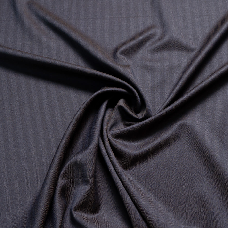 Blue Herringbone Super 180s Wool & Cashmere