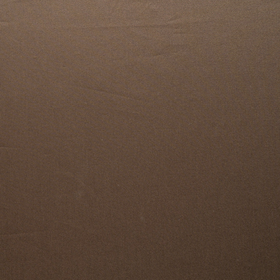 Chocolate Brown Pure Cotton Gaberdine