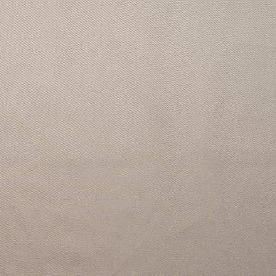 Taupe Pure Cotton Gaberdine