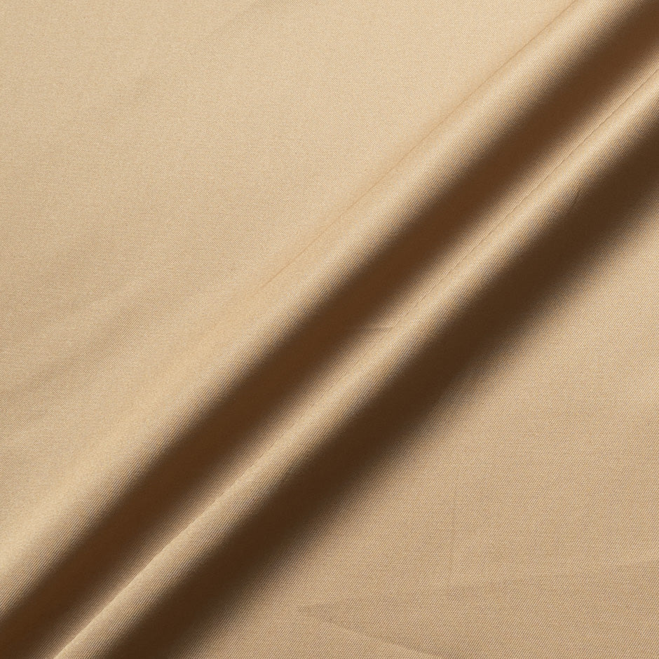 Caramel Pure Cotton Gaberdine