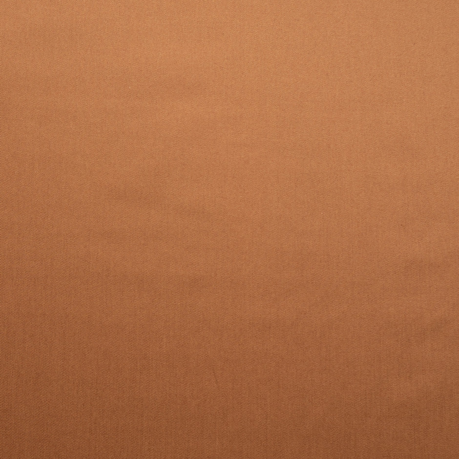 Rust Brown Pure Cotton Gaberdine