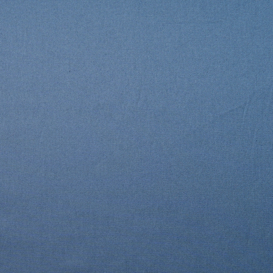 Slate Blue Pure Cotton Gaberdine