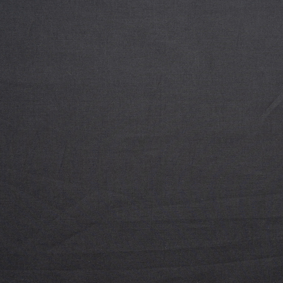 Blue Black Pure Cotton Gaberdine