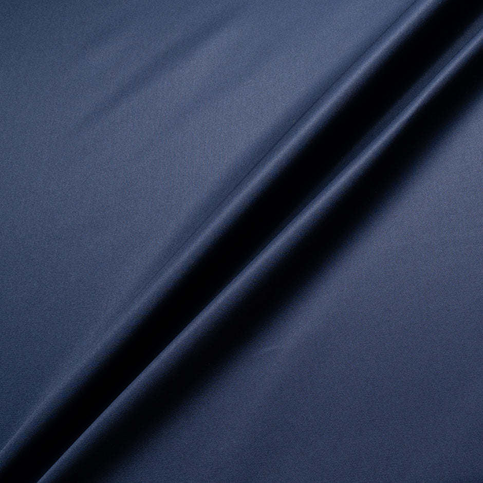 Navy Blue Pure Cotton Gaberdine
