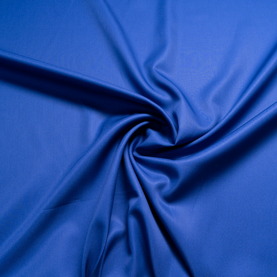 Royal Blue Pure Cotton Gaberdine