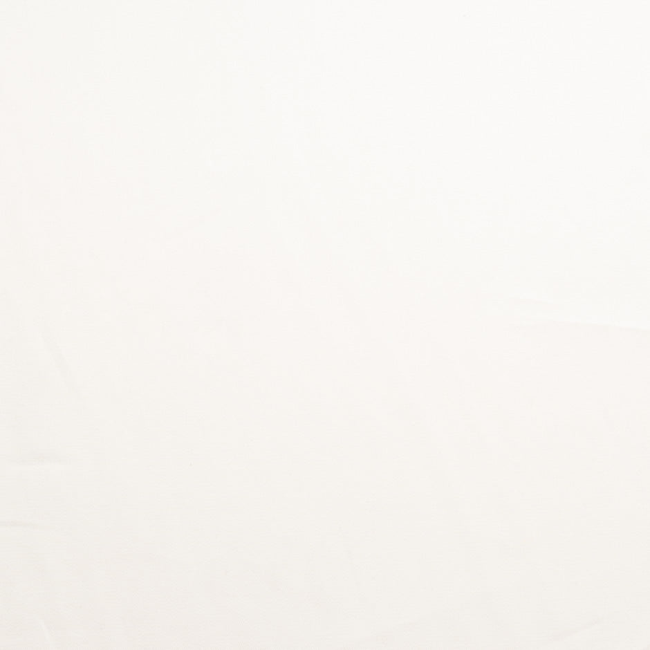 Plain Ivory Pure Cotton Gaberdine