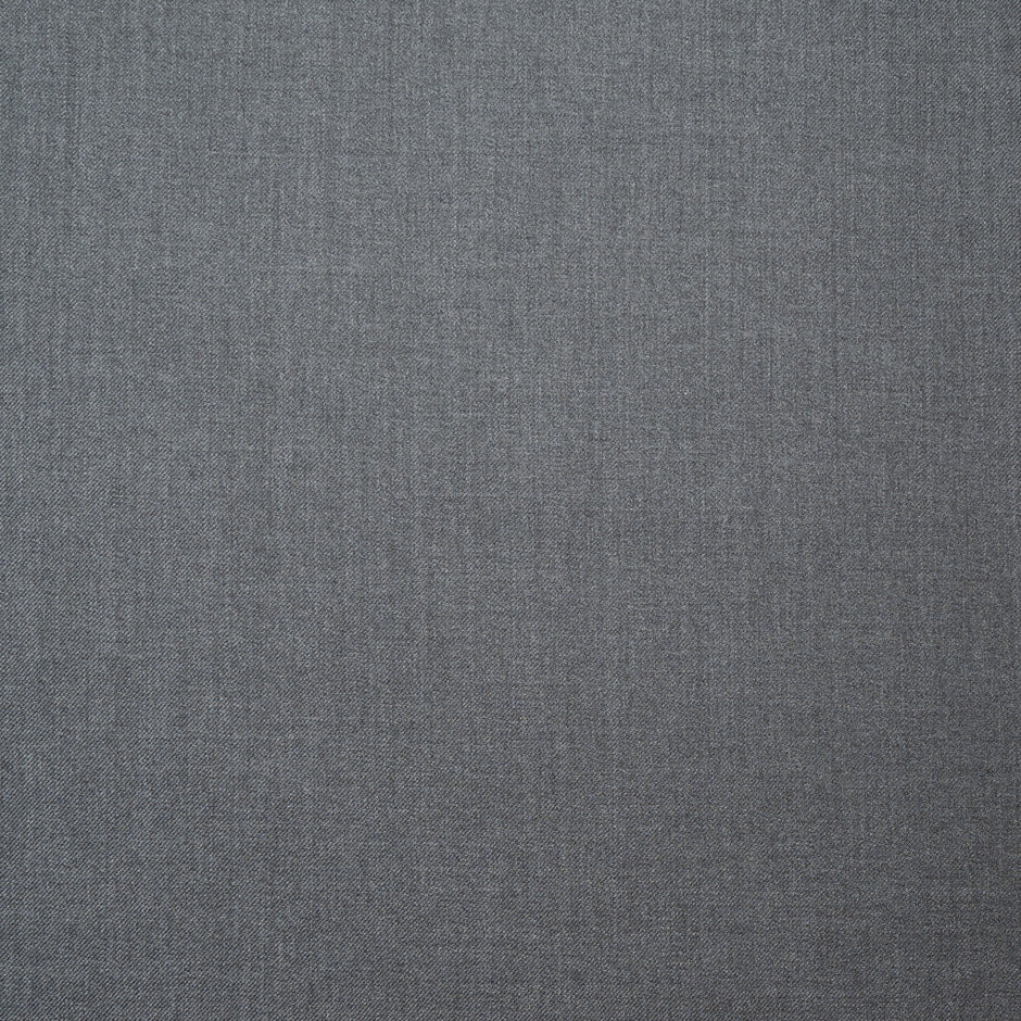 Charcoal Grey Silk & Wool Super 160s Suiting