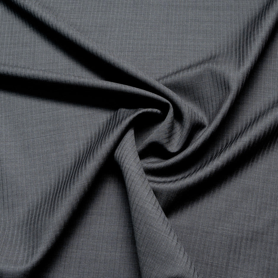 Grey Woven Superfine Pure Wool Suiting
