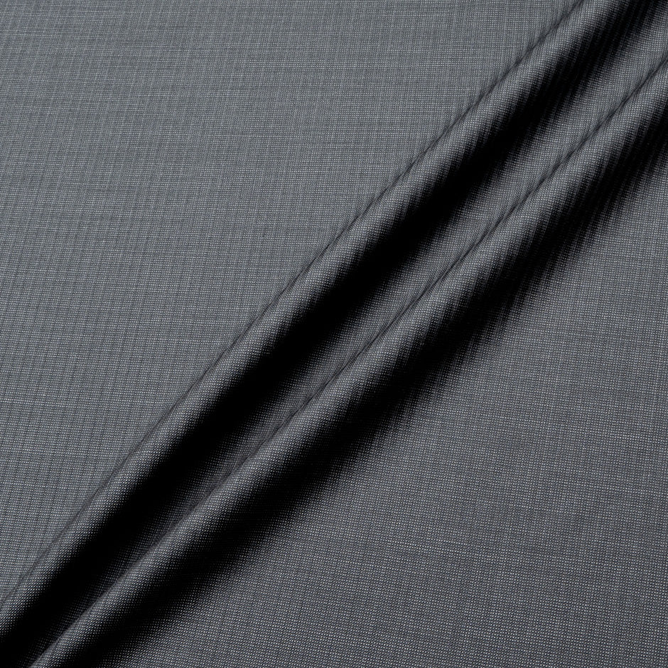 Grey Woven Superfine Pure Wool Suiting