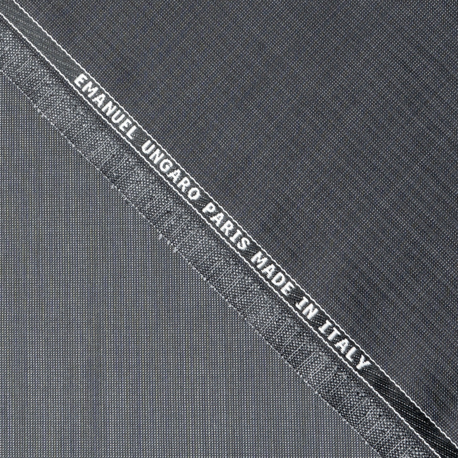Grey Woven Superfine Pure Wool Suiting