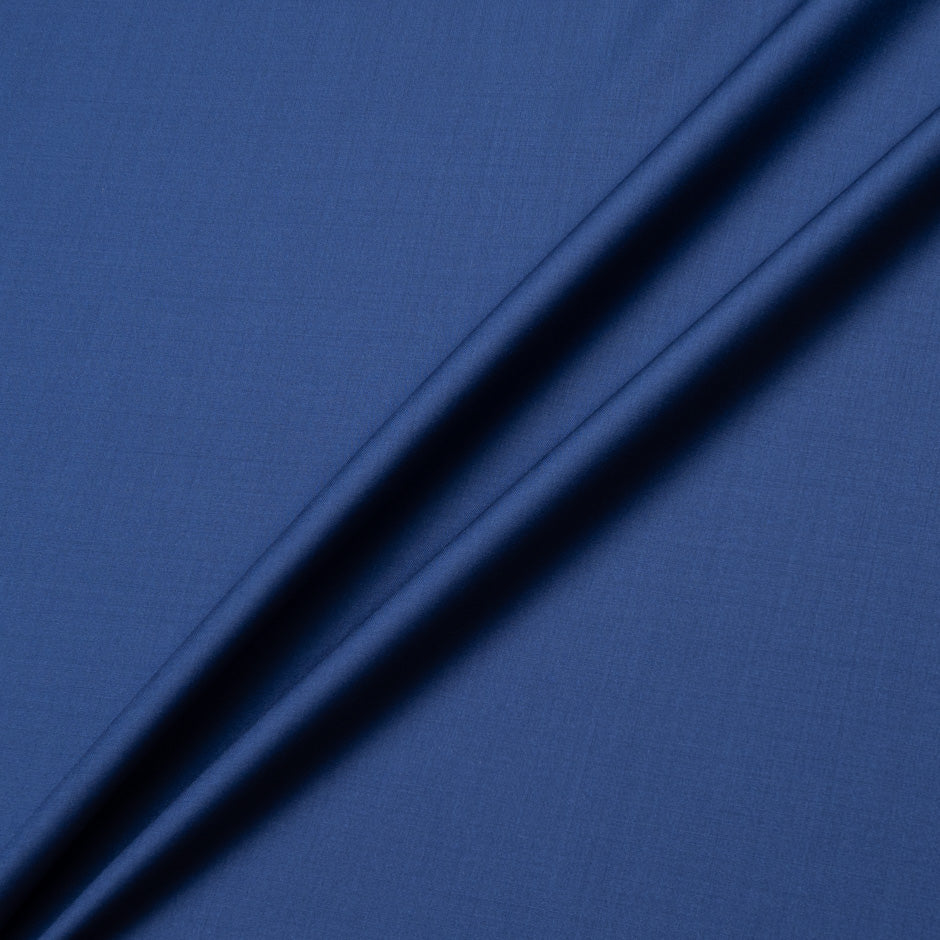 French Blue Super 130s Pure Wool Suiting