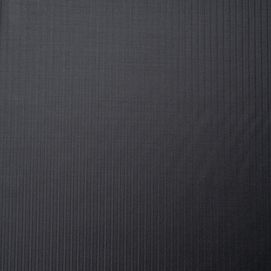 Black Superfine Jacquard Pure Wool Suiting