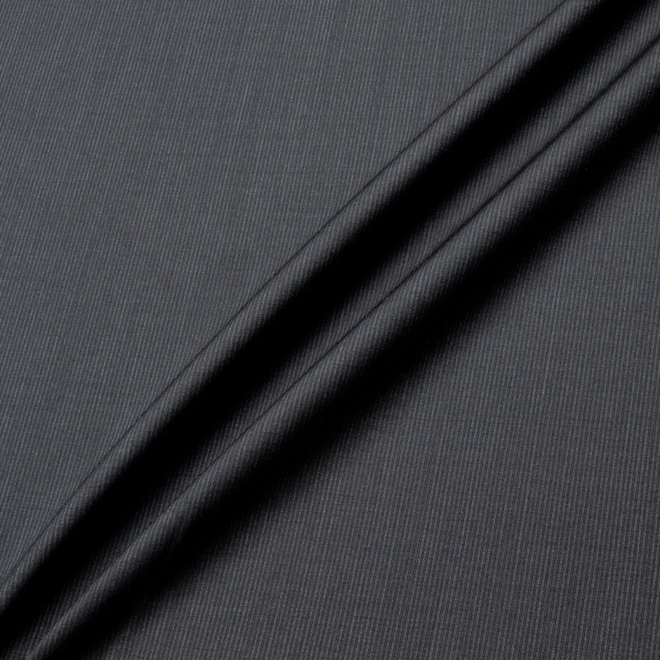 Dark Grey Superfine Pure Wool Suiting