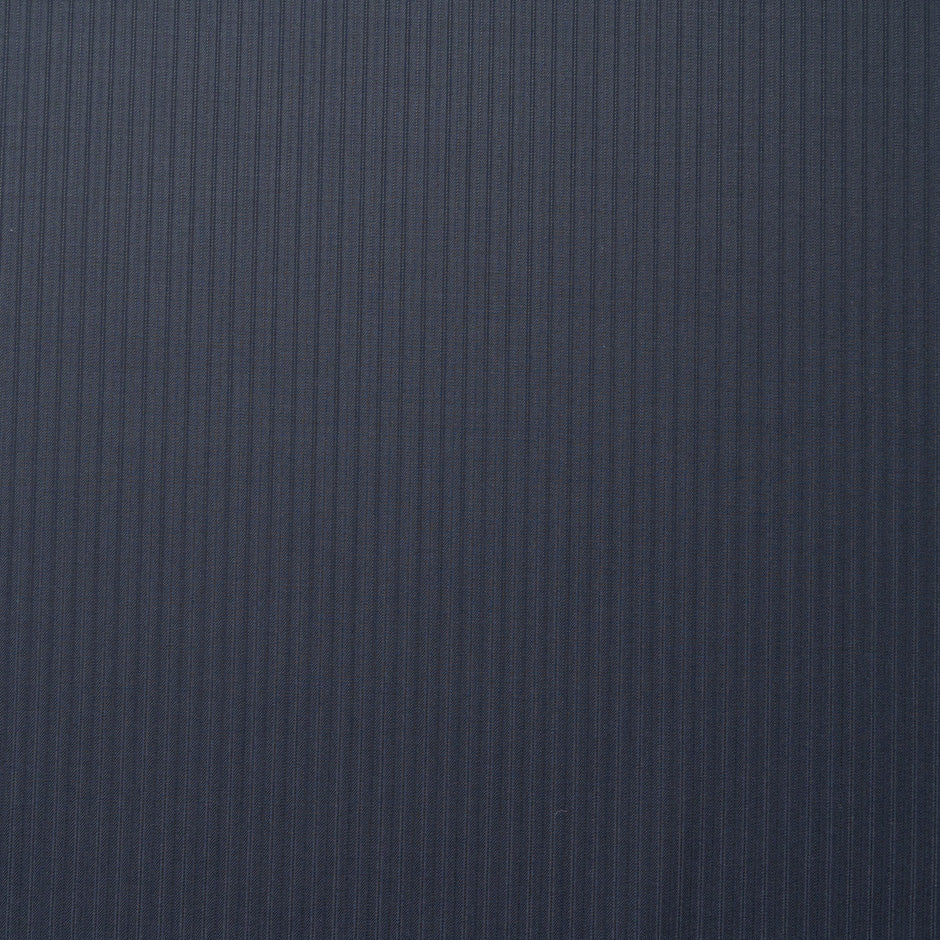 Dark Blue Super 180s Jacquard Wool Suiting
