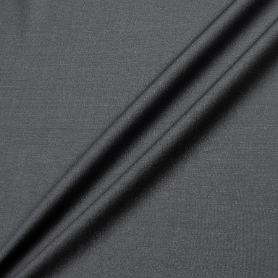 Deep Grey Wool & Mohair Suiting