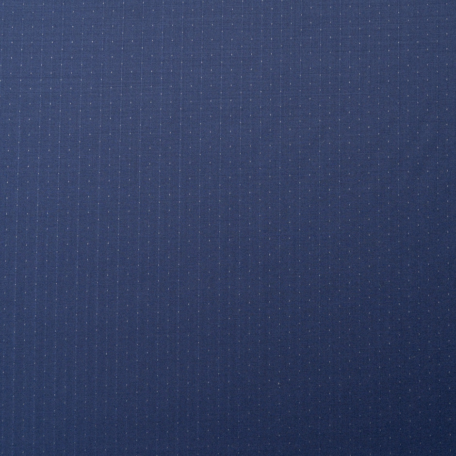 Pinhead Striped Blue Super 160s Wool & Cashmere