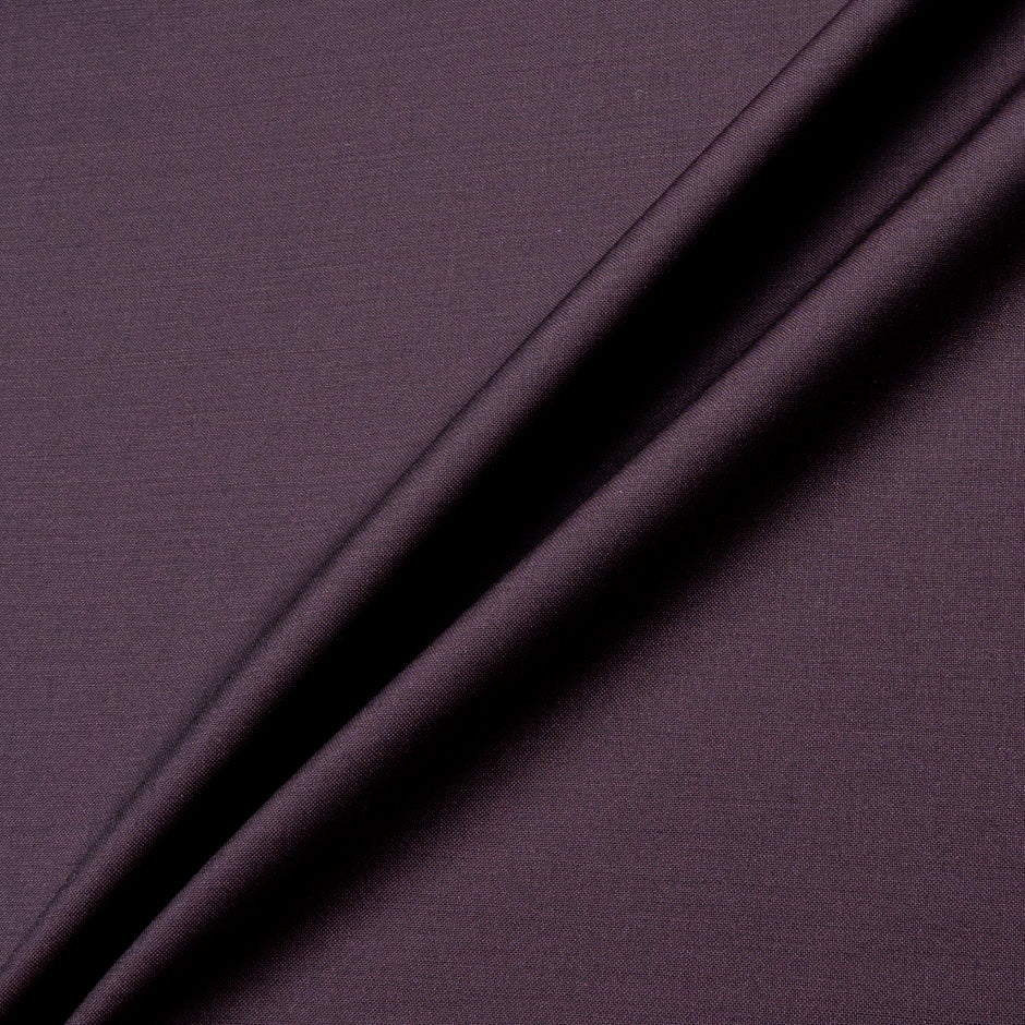 Plum Wool & Mohair Suiting