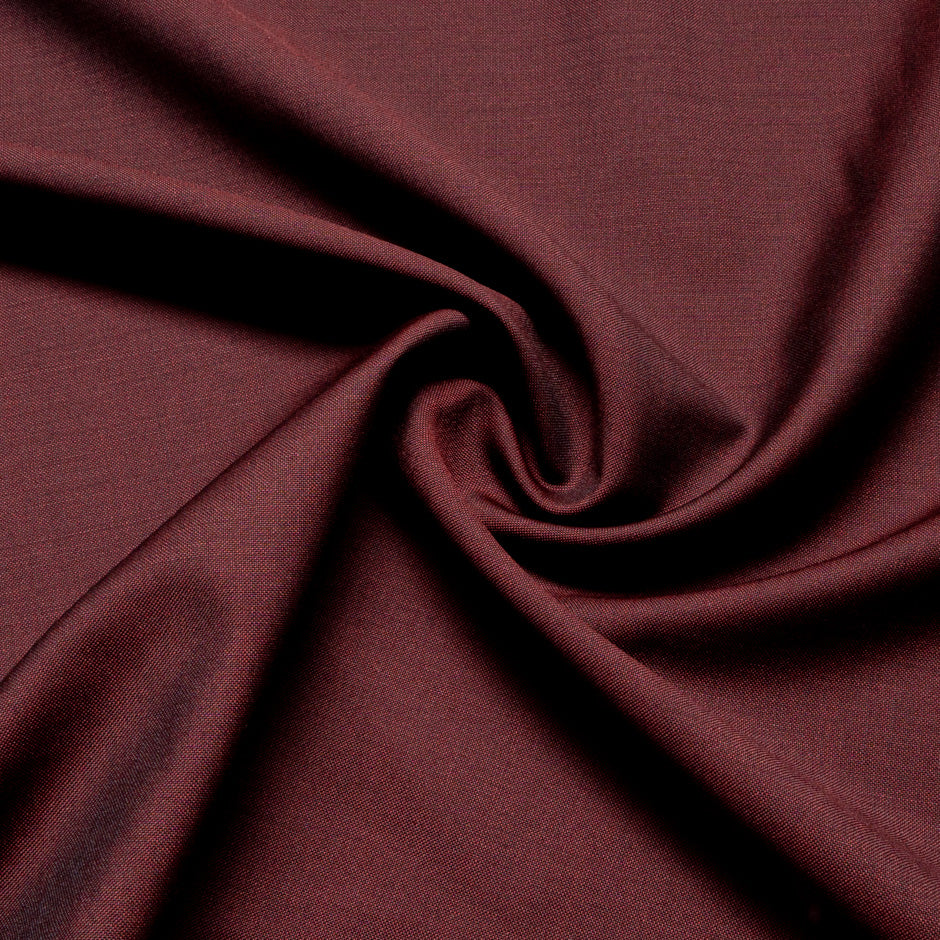 Burgundy Wool & Mohair Suiting