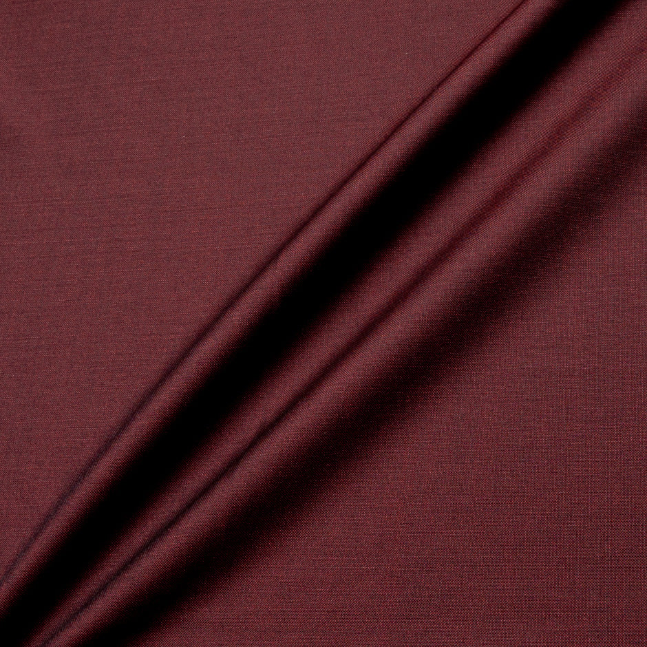 Burgundy Wool & Mohair Suiting
