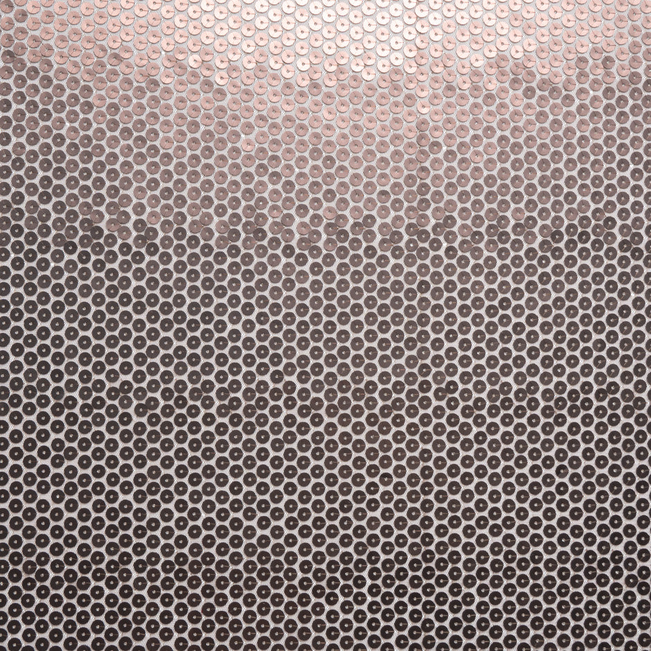 Bronze Stretch Sequinned Tulle