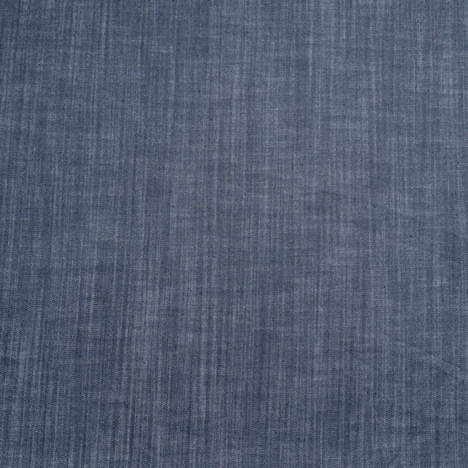 'Swirl' Printed Stretch Cotton Denim